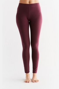 1611-03 | Women's leggings cotton jersey - eggplant