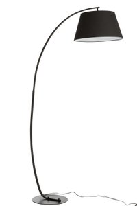 J-Line Lampe Standing Arc - Metall - Schwarz
