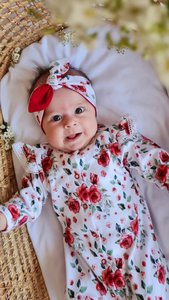 277Zsklep Rose romper for girl Mona Rose