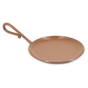 Dish metal with brique handle