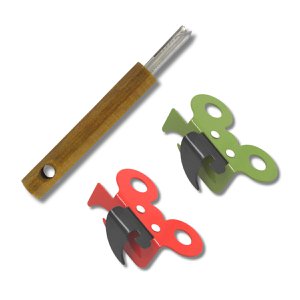 Duo Handmatige vlinderdoosopener en lipjestrekker Fackelmann