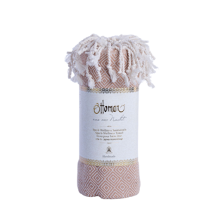 Hammam towel diamond / brown