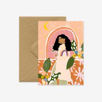 Rainbow Sweather - Greeting Card