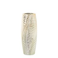 GOLDEN CERAMIC VASE °12X30CM ST52759
