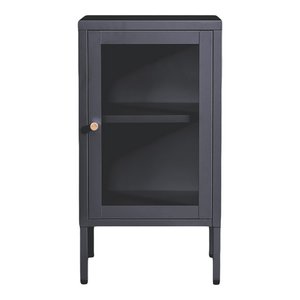 Dalby Cabinet - Grey, Steel/Glass, 38x35x70 cm