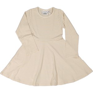 Ausgestelltes Kleid L.S Classic Offw/beige
