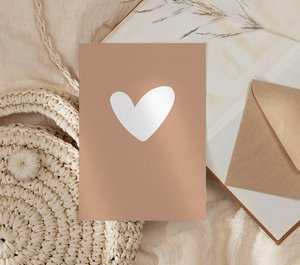 Map | Heart Brown