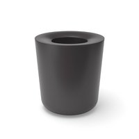 Bathroom Bin 6L - Black