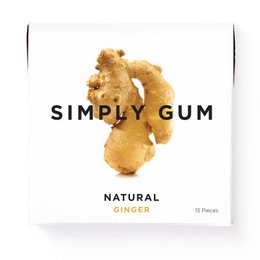 Natural ginger gum with a chewy, ginger-flavored texture.