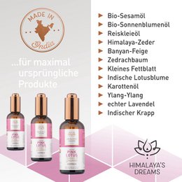 Ayurveda olejek do ciała i twarzy Pink Lotus/Happiness 100ml