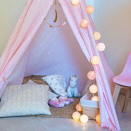 Klassiske Unicorn String Lights USB LED bomuldskugler