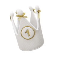 Verjaardagskroon met 3 opkleef rondjes 48cm