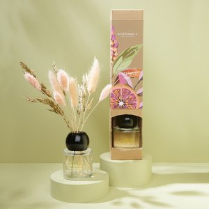 Reed Diffuser with Dried Flowers 50ML - Grapefruit Sage