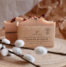 Naturseife "Flower Blossom“, vegan, palmölfrei