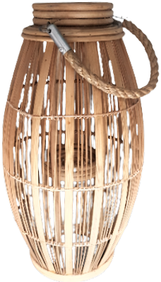 Laterne Bambus natur „Palu“ ohne Glas