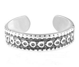 Toe ring Mantra (real silver)