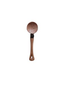 Luxe Olive Wood Spoon Medium Beaded B