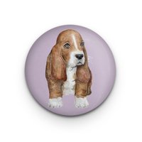Basset hound decorative magnet