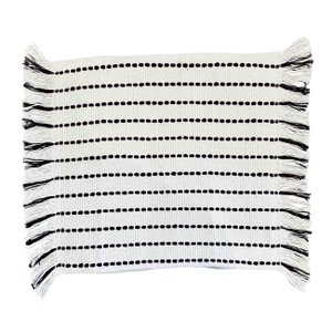 Boho cushion cover Lands & Pits Fringes, square