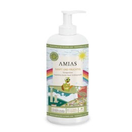 Kinder Honigmelonen Duschgel, a 500ml body and hand wash with 93% natural ingredients, suitable for children.