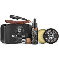 GUARDENZA BEARD SET BLACK EDITION - beard oil, beard butter & shavette razor
