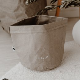 Paperbag sæt med 2 Hello Love (PU = 6 sæt)