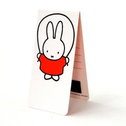 Magnetic bookmark with a cute Miffy character design. Made of durable materials, perfect for keeping your place in books.