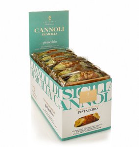 18 pieces cannoli of Sicily Delicious pistachio