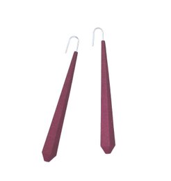 Langes Fünfeck XL Plum