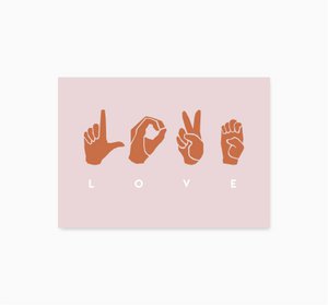 A6 Postkarte || LIEBE
