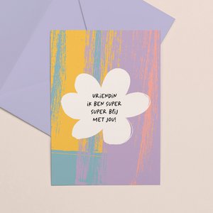 Greeting card color | Girlfriend flower - sold out online