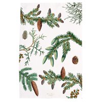 Organic tea towel - Pine trees