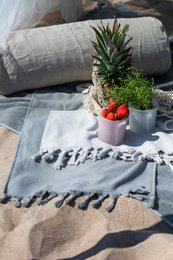 Telo da bagno e da spiaggia biologico 70x140 cm - 3 colori