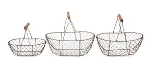 Drahtkorb oval m. Bügel S