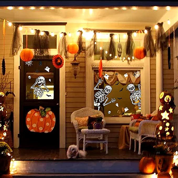 Scheletro Adesivi di Halloween