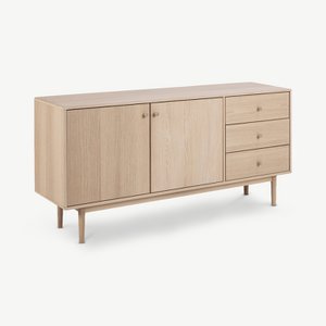 Manaia houten dressoir, natuurlijk eikenhout