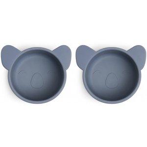 Rosa Silikon-Snackbox klein 2er-Pack