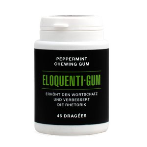 Eloquenti Gum - Dr. P. Lacebo, mint flavored chewing gum