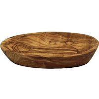 Olive wood soap dish, small, 9-10cm