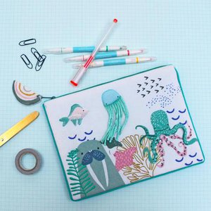 Little Arc Under the Sea Pouch Bag