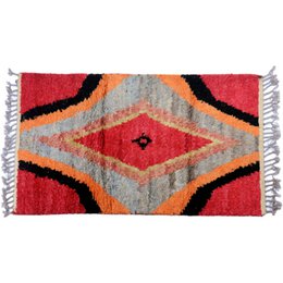 Tapis Moelleux Berbère Cornell Rouge