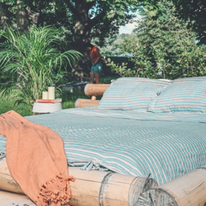 Dekbedovertrek 140x220cm (60'x90 ') roze blauw