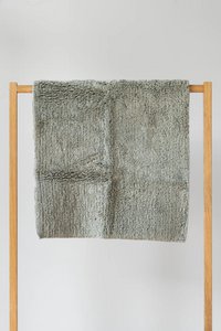 Hand getuft 100% katoenen badmat - mos groen