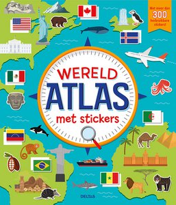 World Atlas With Stickers