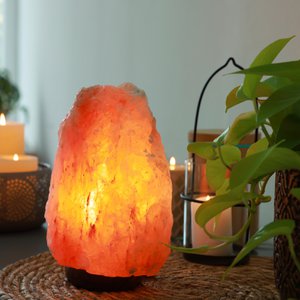 Himalaya Zout Kristallen Lamp - 4 tot 6 kg - Handgesneden - Cadeau-idee - Decoratief object