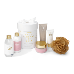 Spa-Geschenkset – Du hast ein Herz aus Gold