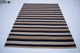 Hazan Kelim Rayas-H Marrón Beige