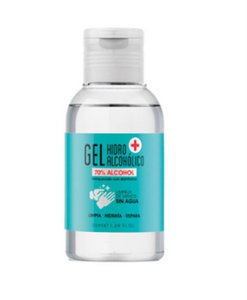 Fles hydroalcoholische gel met 70% alcohol - 50 ml