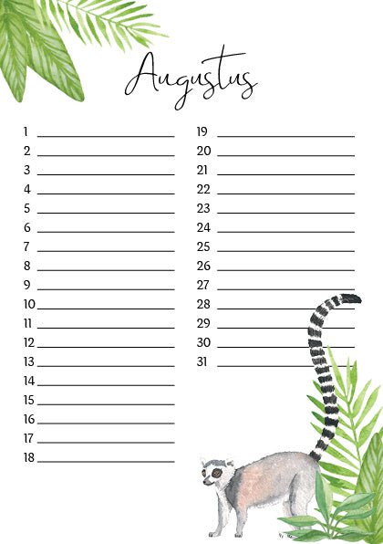 calendario di compleanno
