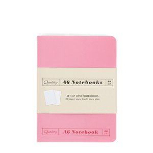 A6 notebooks (set of 2) - Pinks